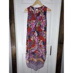 Cupio Floral Boho Sleeveless Dress - Size Large